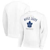 Toronto Maple Leafs Men's Starter Team Logo Fleece Pullover Sweatshirt - White | US 202601617