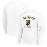 Vegas Golden Knights Men's Starter Team Logo Fleece Pullover Sweatshirt - White | US 202601622
