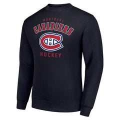 Montreal Canadiens Men's Starter Team Logo Fleece Pullover Sweatshirt - Navy | US 202601629