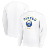 Buffalo Sabres Men's Starter Team Logo Fleece Pullover Sweatshirt - White | US 202601641