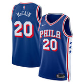 Jared McCain Philadelphia 76ers Swingman Jersey Icon Edition Royal - Nike outlet