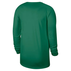 Boston Celtics 2025/26 On-Court Flare Dri-FIT Practice Long Sleeve Tri-Blend T-Shirt Kelly Green - Nike