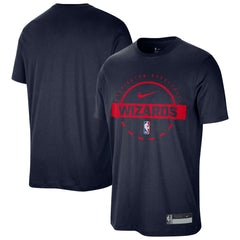 Washington Wizards 2025/26 On-Court Flare Performance Practice T-Shirt Navy - Nike