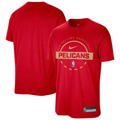 New Orleans Pelicans 2025/26 On-Court Flare Performance Practice T-Shirt Red - Nike