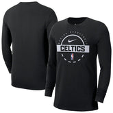 Boston Celtics Authentic Long Sleeve Practice T-Shirt Black - Nike outlet
