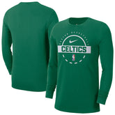 Boston Celtics Authentic Long Sleeve Practice T-Shirt Kelly Green - Nike outlet
