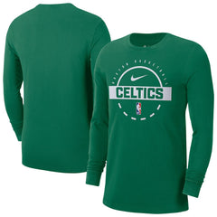 Boston Celtics Authentic Long Sleeve Practice T-Shirt Kelly Green - Nike outlet