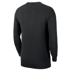 Chicago Bulls Authentic Long Sleeve Practice T-Shirt Black - Nike