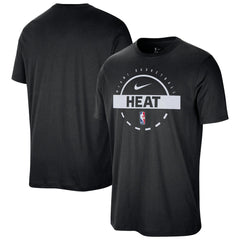 Miami Heat Authentic Practice T-Shirt Black - Nike