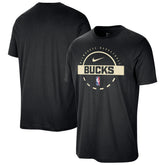 Milwaukee Bucks Authentic Practice T-Shirt Black - Nike