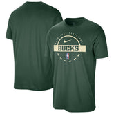 Milwaukee Bucks Authentic Practice T-Shirt Hunter Green - Nike
