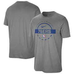 Philadelphia 76ers Authentic Practice T-Shirt Charcoal - Nike