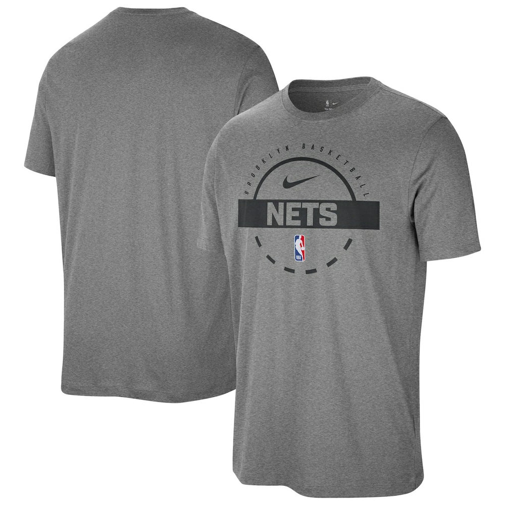 Brooklyn Nets Authentic Practice T-Shirt Charcoal - Nike