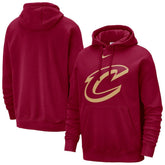 Cleveland Cavaliers Essential Logo Club Pullover Hoodie Wine - Nike outlet