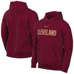Cleveland Cavaliers Sportswear Essential Wordmark Club Hoodie Wine - Nike