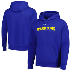 Golden State Warriors Sportswear Essential Wordmark Club Hoodie Royal - Nike