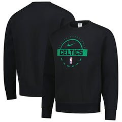 Boston Celtics 2025/26 Authentic Practice Club Sweatshirt Black - Nike