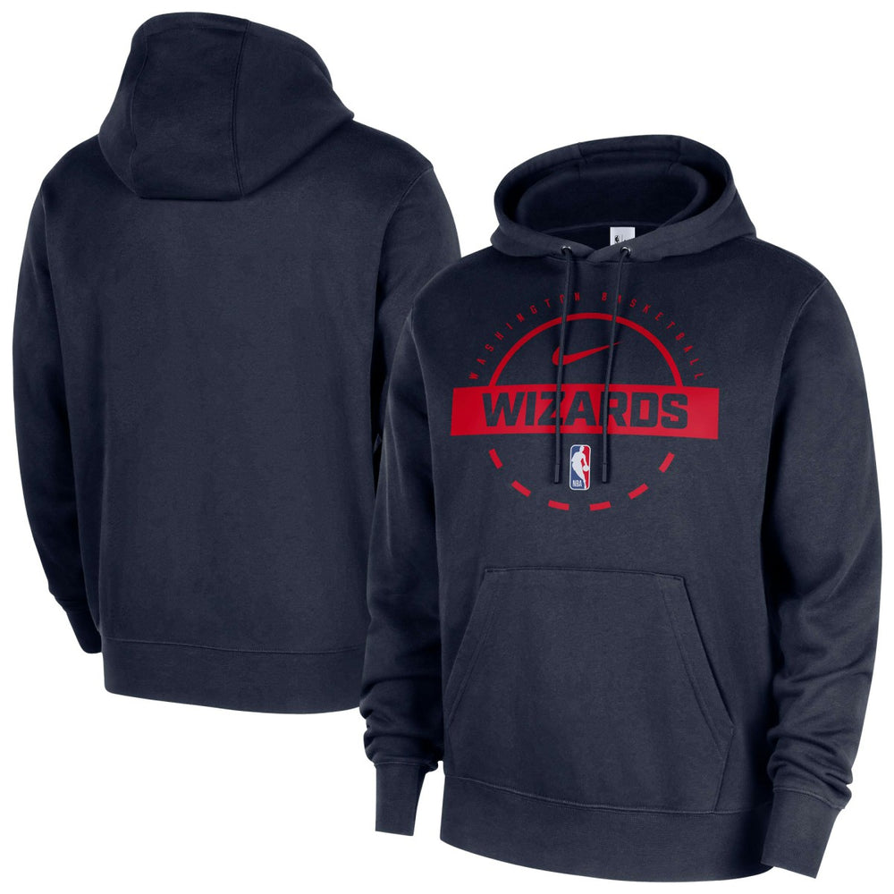 Washington Wizards 2025/26 Authentic Practice Club Pullover Hoodie Navy - Nike outlet