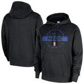 Orlando Magic 2025/26 Authentic Practice Club Pullover Hoodie Black - Nike