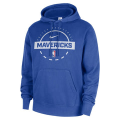 Dallas Mavericks 2025/26 Authentic Practice Club Pullover Hoodie Blue - Nike outlet