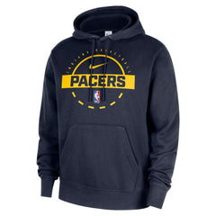 Indiana Pacers 2025/26 Authentic Practice Club Pullover Hoodie Navy - Nike