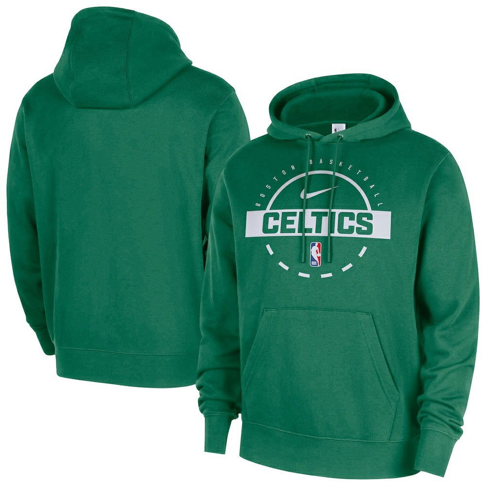 Boston Celtics 2025/26 Authentic Practice Club Pullover Hoodie Kelly Green - Nike