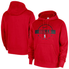 Chicago Bulls 2025/26 Authentic Practice Club Pullover Hoodie Red - Nike