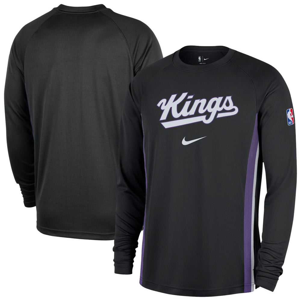 Sacramento Kings 2025/26 Authentic Pre-Game Legend Dri-FIT Long Sleeve Shooting Shirt Black - Nike