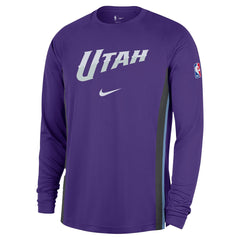 Utah Jazz 2025/26 Authentic Pre-Game Legend Dri-FIT Long Sleeve Shooting Shirt Purple - Nike
