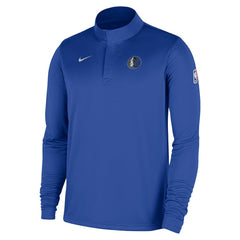 Dallas Mavericks 2025/26 Authentic Coaches Quarter-Zip Dri-Fit Top Royal - Nike outlet