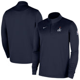 Washington Wizards 2025/26 Authentic Coaches Quarter-Zip Dri-Fit Top Navy - Nike