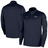 New Orleans Pelicans 2025/26 Authentic Coaches Quarter-Zip Dri-Fit Top Navy - Nike outlet