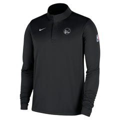 Golden State Warriors 2025/26 Authentic Coaches Quarter-Zip Dri-Fit Top Black - Nike