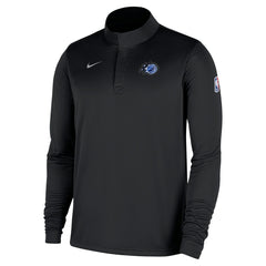 Orlando Magic 2025/26 Authentic Coaches Quarter-Zip Dri-Fit Top Black - Nike