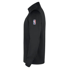 Philadelphia 76ers 2025/26 Authentic Coaches Quarter-Zip Dri-Fit Top Black - Nike