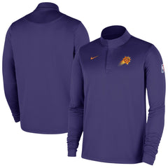 Phoenix Suns 2025/26 Authentic Coaches Quarter-Zip Dri-Fit Top Purple - Nike
