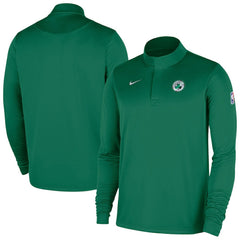 Boston Celtics 2025/26 Authentic Coaches Quarter-Zip Dri-Fit Top Kelly Green - Nike