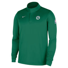Boston Celtics 2025/26 Authentic Coaches Quarter-Zip Dri-Fit Top Kelly Green - Nike