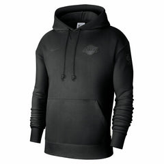 Los Angeles Lakers Men's Authentic Travel Standard Issue Dri-Fit Hoodie Black - Nike