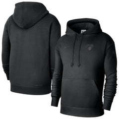 New York Knicks Men's Authentic Travel Standard Issue Dri-Fit Hoodie Black - Nike
