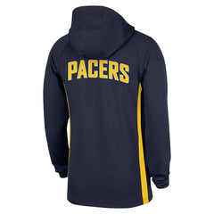 Indiana Pacers Authentic On Court Zone Quarter-Zip Dri-FIT Hoodie Jacket Navy - Nike