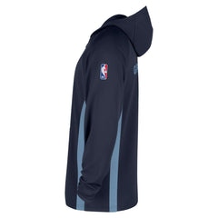 Memphis Grizzlies Authentic On Court Zone Quarter-Zip Dri-FIT Hoodie Jacket Navy - Nike