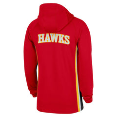 Atlanta Hawks Authentic On Court Zone Quarter-Zip Dri-FIT Hoodie Jacket Red - Nike outlet