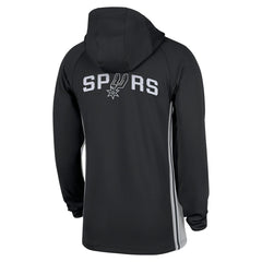 San Antonio Spurs Authentic On Court Zone Quarter-Zip Dri-FIT Hoodie Jacket Black - Nike