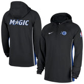 Orlando Magic Authentic On Court Zone Quarter-Zip Dri-FIT Hoodie Jacket Black - Nike