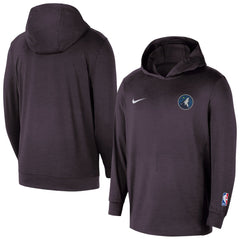 Minnesota Timberwolves Authentic Practice Yoga Restore Dri-Fit Pullover Hoodie Black - Nike