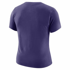 Phoenix Suns Women's Courtside Modest Cropped Tri-Blend T-Shirt Purple - Nike outlet