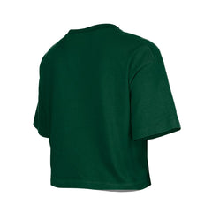 Green Bay Packers New Era Girl's Flip Sequin Boxy T-Shirt - Green T-shirts