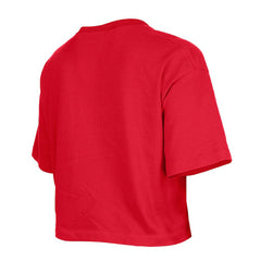 Kansas City Chiefs New Era Girl's Flip Sequin Boxy T-Shirt - Red T-shirts