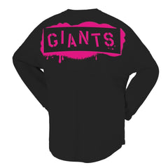 San Francisco Giants Fanatics Women's Neon Jersey Long Sleeve T-Shirt - Black Jerseys